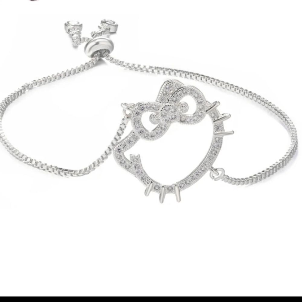 Hello Kitty Sanrio Silver Bracelet - Picture 2 of 3